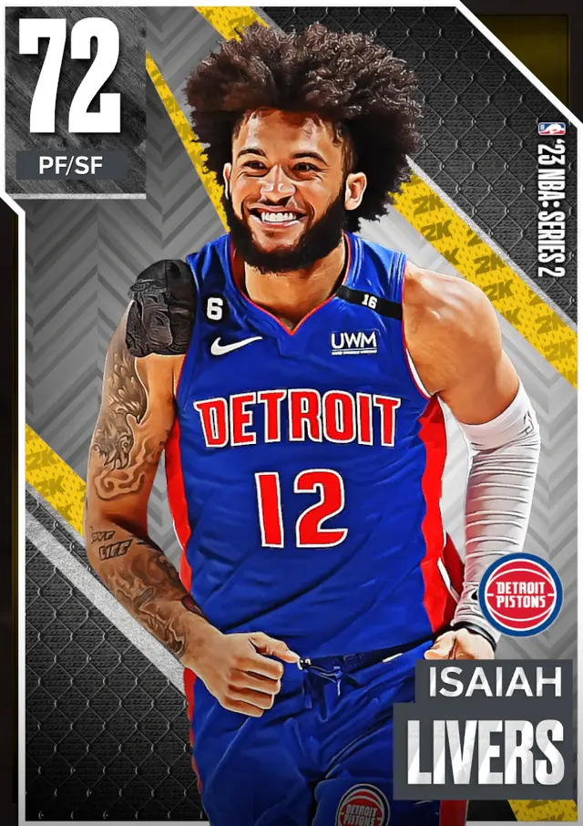 (GOLD) Isaiah Livers (72 OVR)