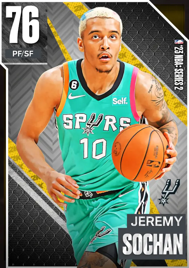 (GOLD) Jeremy Sochan (76 OVR)