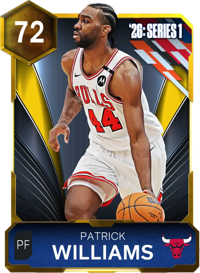 (GOLD) Patrick Williams (72 OVR)
