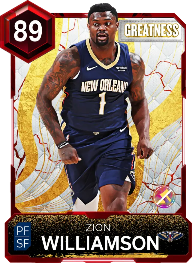 (RUBY) Zion Williamson (89 OVR)