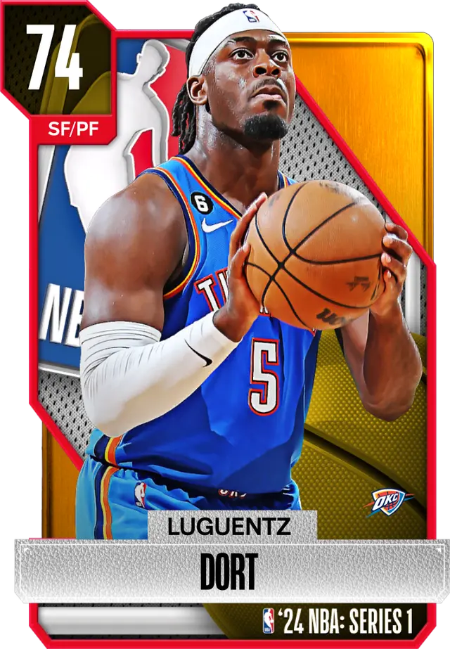 (GOLD) Luguentz Dort (74 OVR)