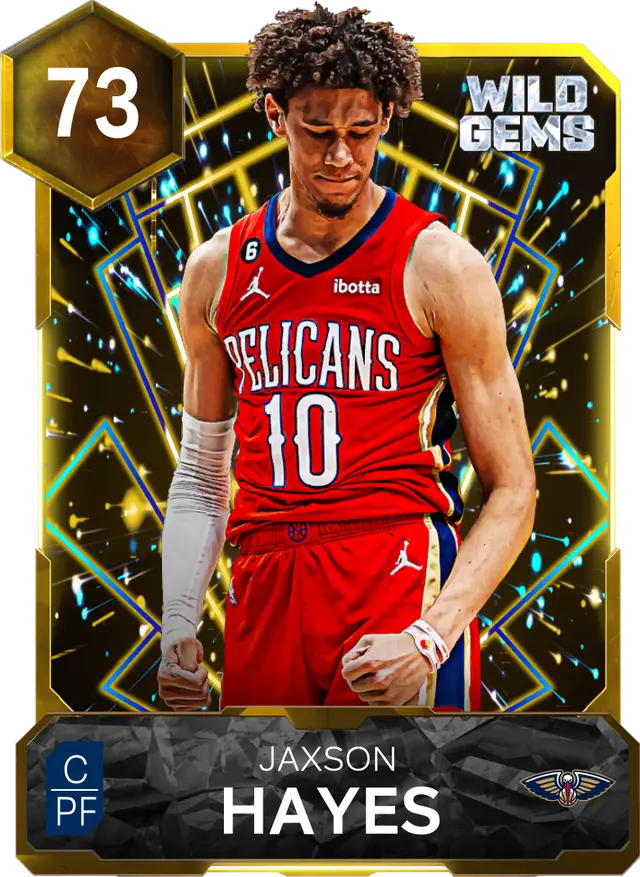 73 Jaxson Hayes | Gold Wild Gems