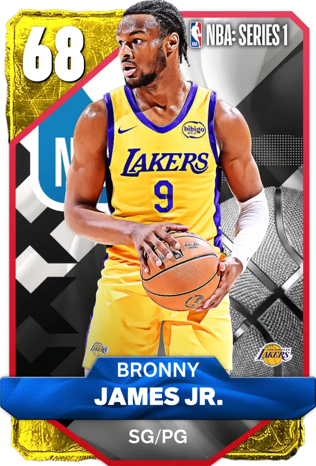(GOLD) Bronny James Jr. (68 OVR)