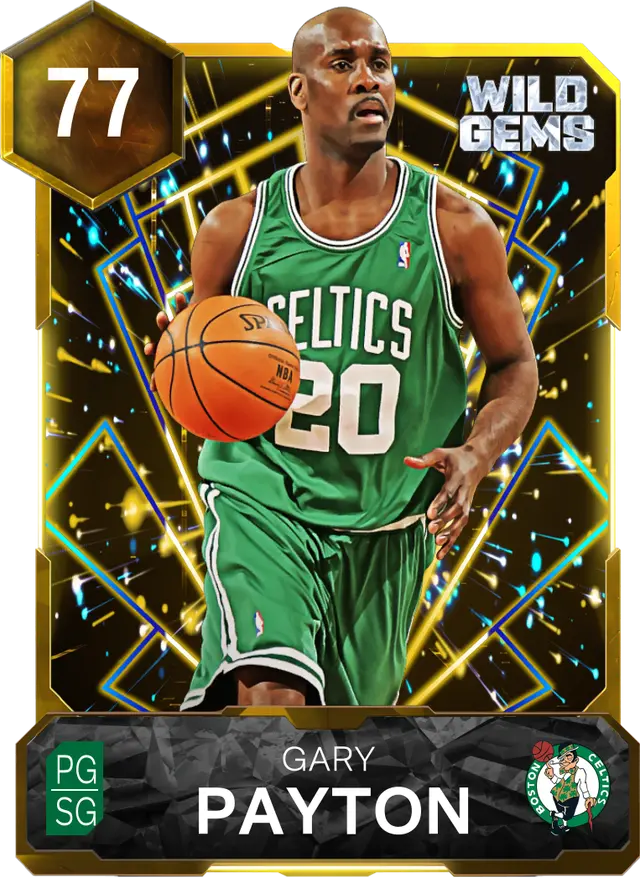 77 Gary Payton | Gold Wild Gems