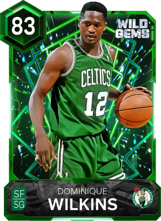 (EMERALD) Dominique Wilkins (83 OVR)