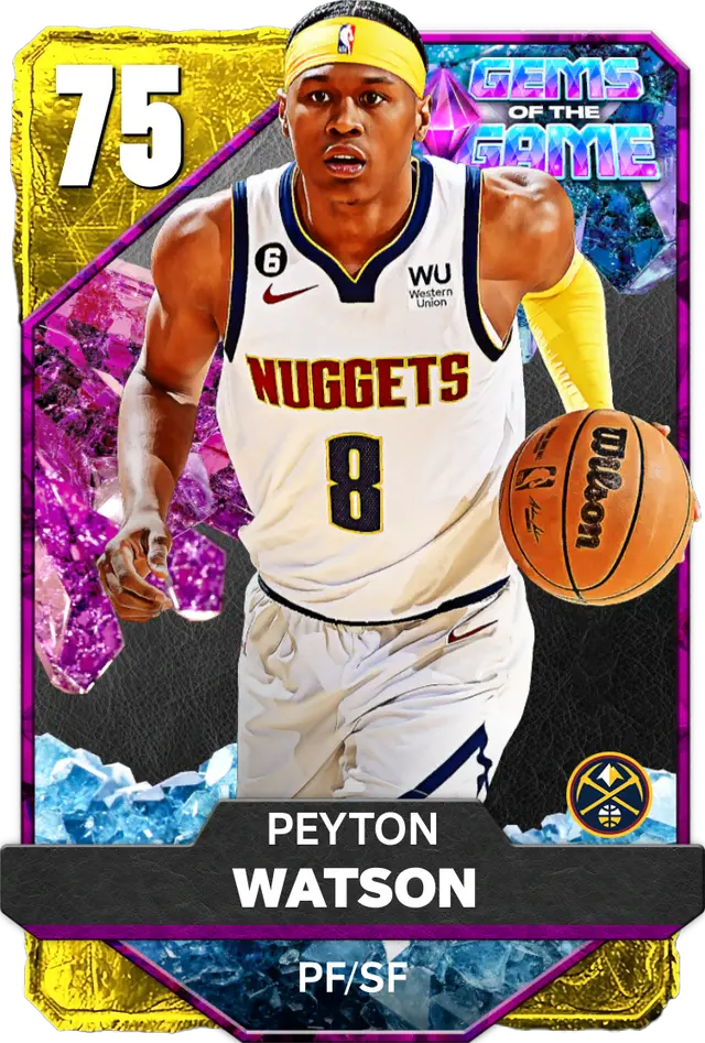 (GOLD) Peyton Watson (75 OVR)