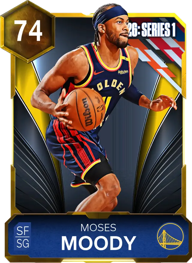 (GOLD) Moses Moody (74 OVR)