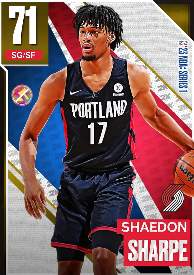 (GOLD) Shaedon Sharpe (71 OVR)