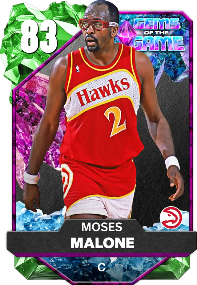 (EMERALD) Moses Malone (83 OVR)