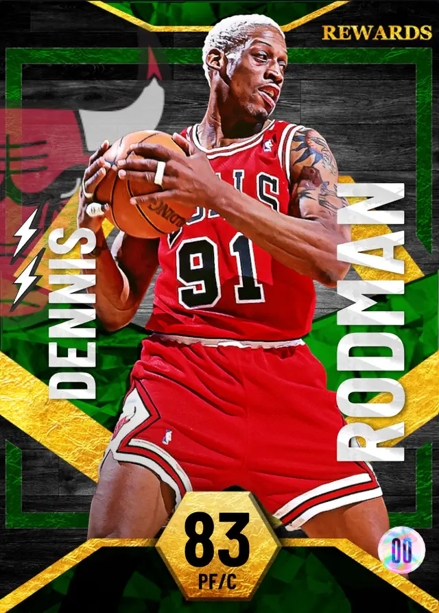 (EMERALD) Dennis Rodman (83 OVR)