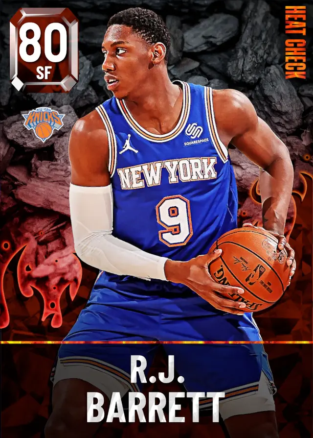 (EMERALD) R.J. Barrett (80 OVR)