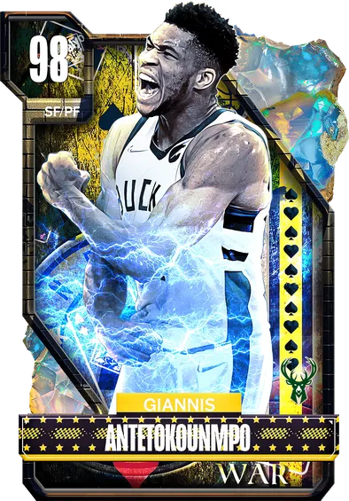 Giannis Antetokounmpo this temp includes the game ball and actual playing cards from the card game war and some playing card logos