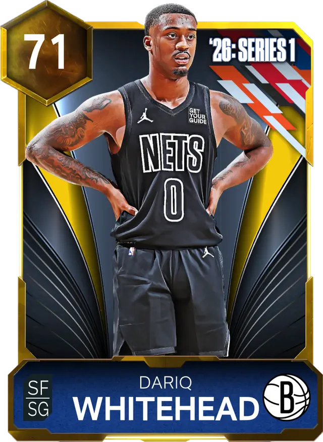 (GOLD) Dariq Whitehead (71 OVR)