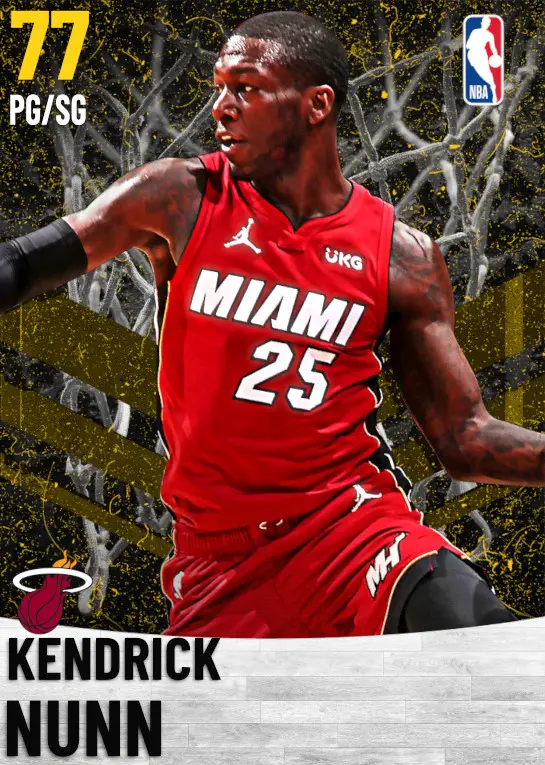 (GOLD) Kendrick Nunn (77 OVR)