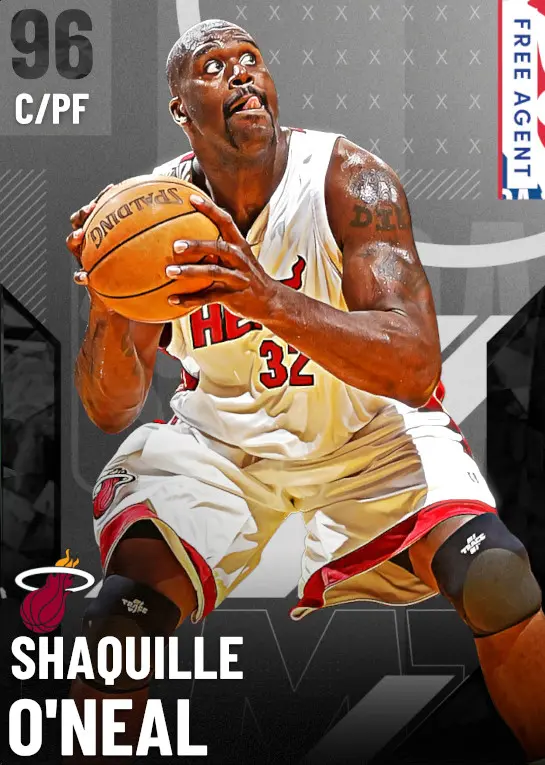 (FREEAGENT) Shaquille O'Neal (96 OVR)