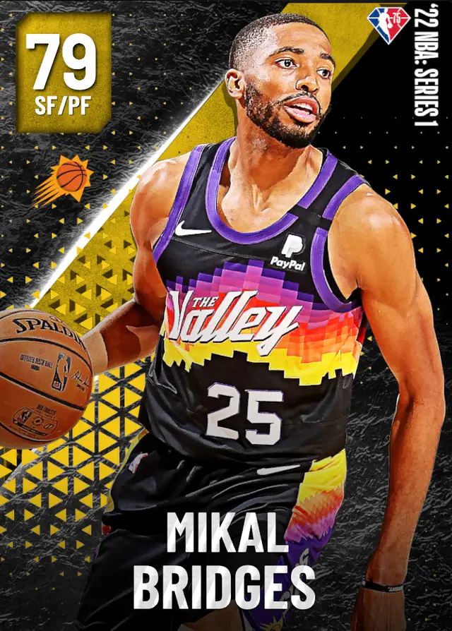(GOLD) Mikal Bridges (79 OVR)