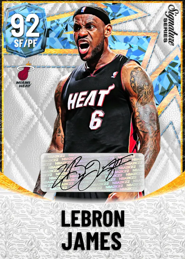(DIAMOND) LeBron James (92 OVR)