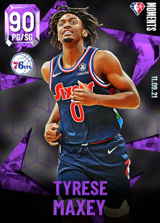 (AMETHYST) Tyrese Maxey (90 OVR)