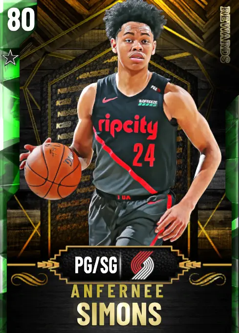 (EMERALD) Anfernee Simons (80 OVR)