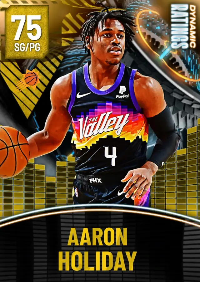 (GOLD) Aaron Holiday (75 OVR)