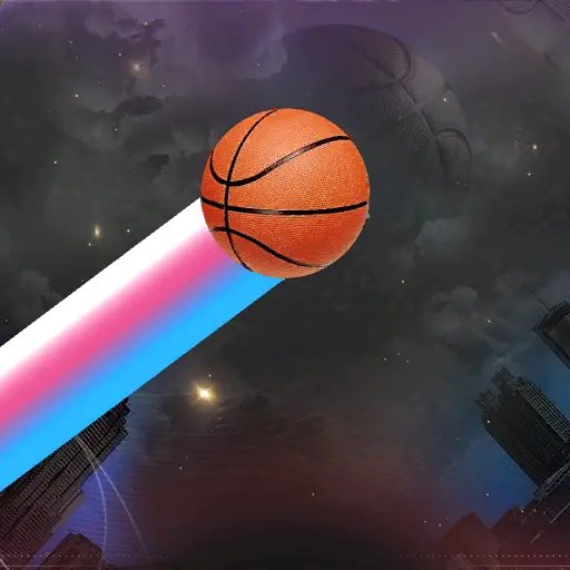 Blue Red and White Ball Trail