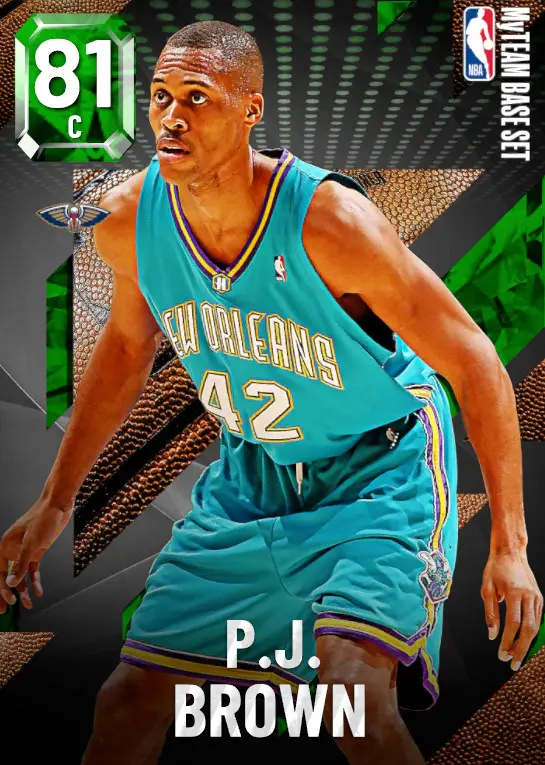 (EMERALD) P.J. Brown (81 OVR)