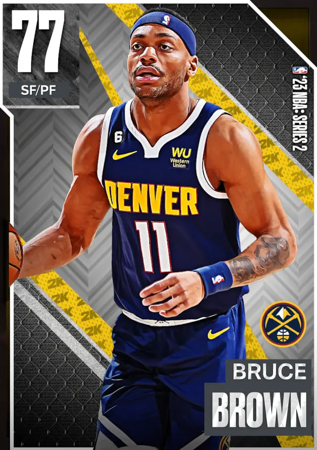 (GOLD) Bruce Brown (77 OVR)