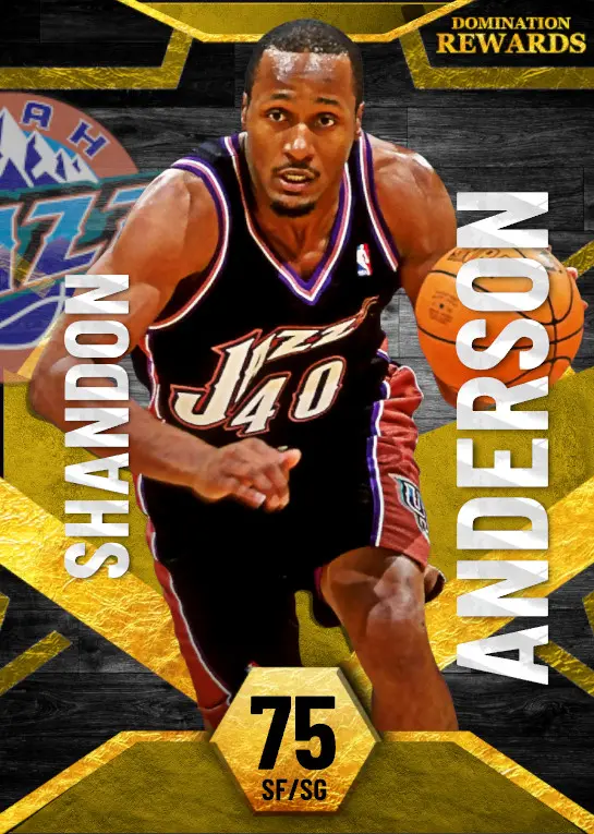 (GOLD) Shandon Anderson (75 OVR)