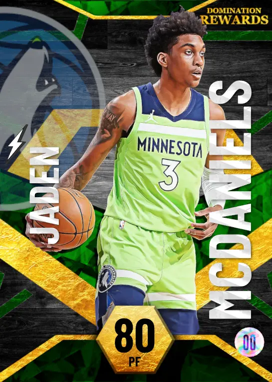 (EMERALD) Jaden McDaniels (80 OVR)