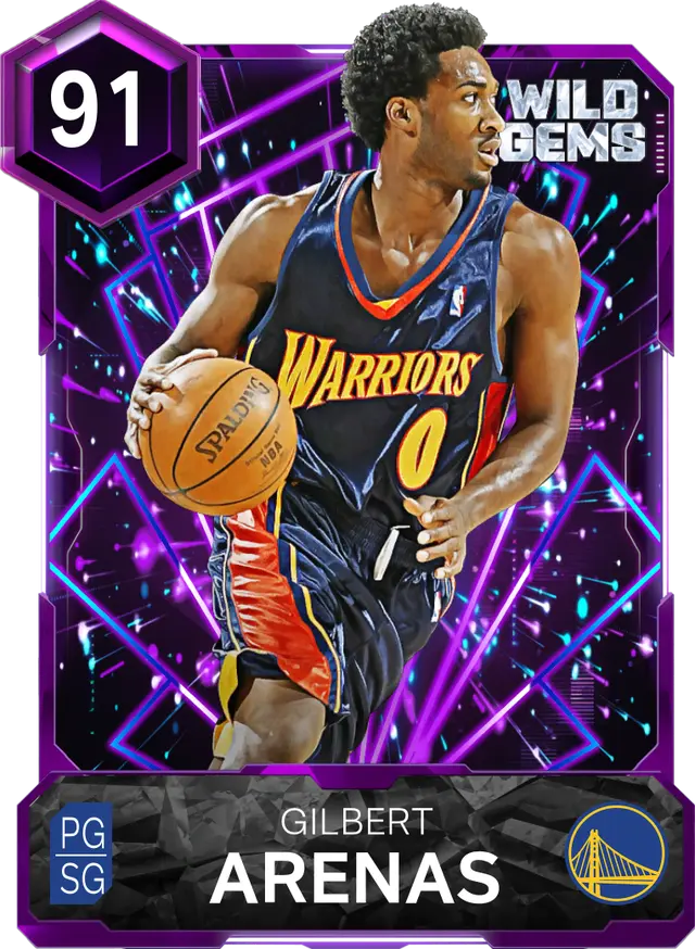 (AMETHYST) Gilbert Arenas (91 OVR)