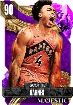 90 Scottie Barnes | Majestic Harden Collection
