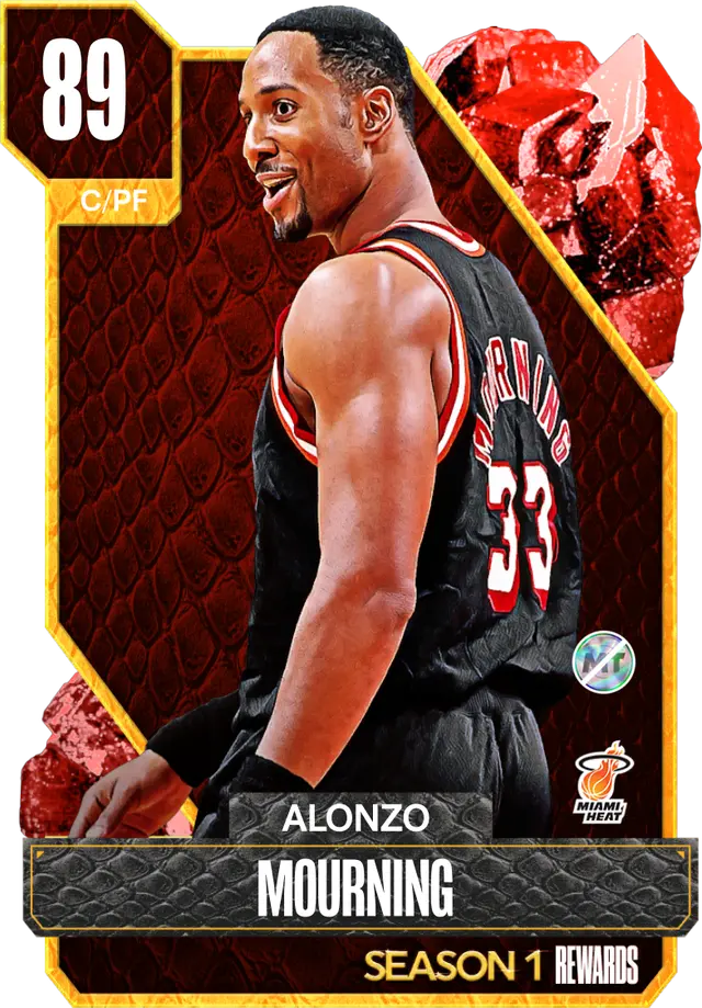 (RUBY) Alonzo Mourning (89 OVR)