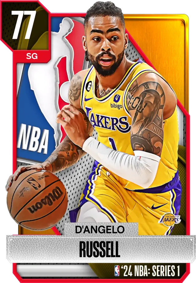 (GOLD) D'Angelo Russell (77 OVR)