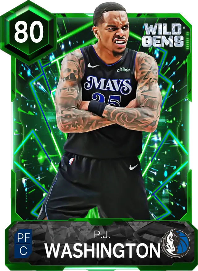 (EMERALD) P.J. Washington (80 OVR)