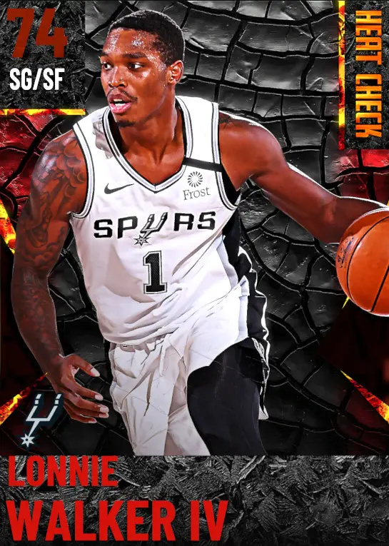 (SILVER) Lonnie Walker IV (74 OVR)