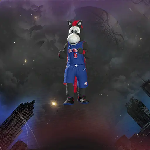 'Hooper' -  Detroit Pistons Mascot