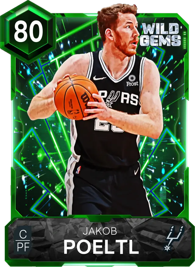 (EMERALD) Jakob Poeltl (80 OVR)
