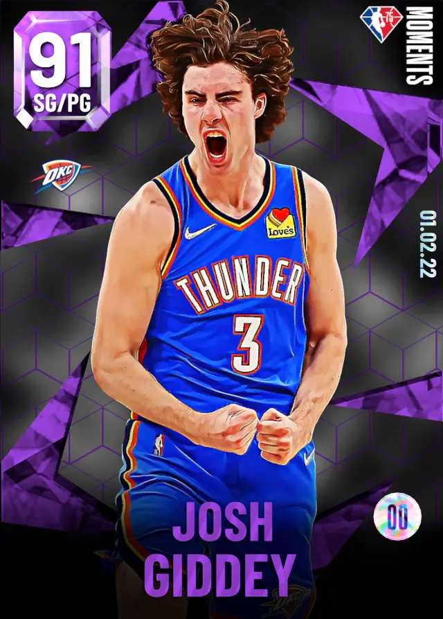 (AMETHYST) Josh Giddey (91 OVR)