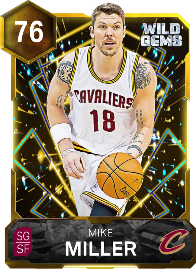 76 Mike Miller | Gold Wild Gems