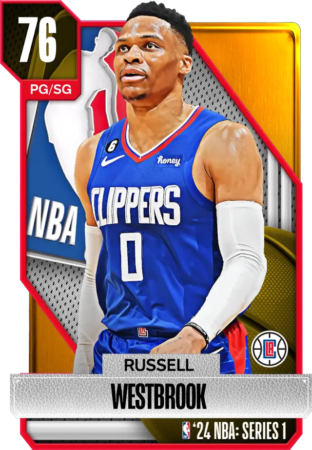 (GOLD) Russell Westbrook (76 OVR)