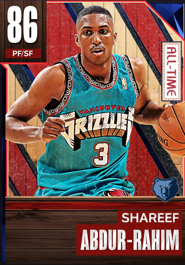 (SAPPHIRE) Shareef Abdur-Rahim (86 OVR)