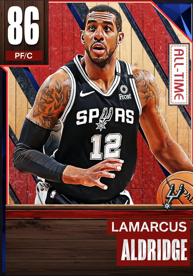 (SAPPHIRE) LaMarcus Aldridge (86 OVR)
