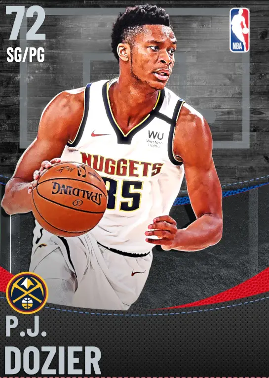 (SILVER) P.J. Dozier (72 OVR)
