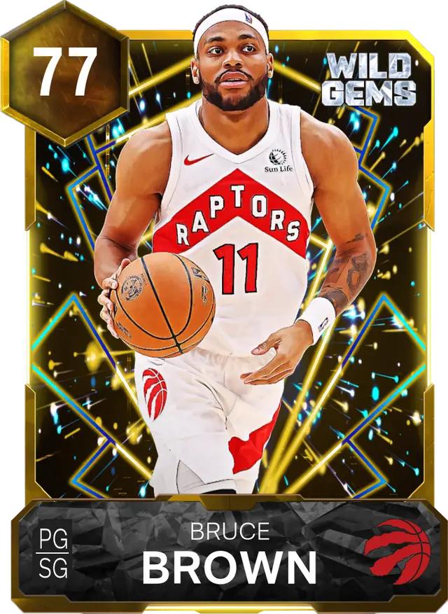 (GOLD) Bruce Brown (77 OVR)