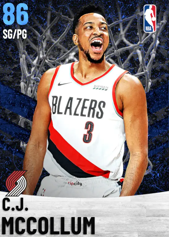 (SAPPHIRE) C.J. McCollum (86 OVR)