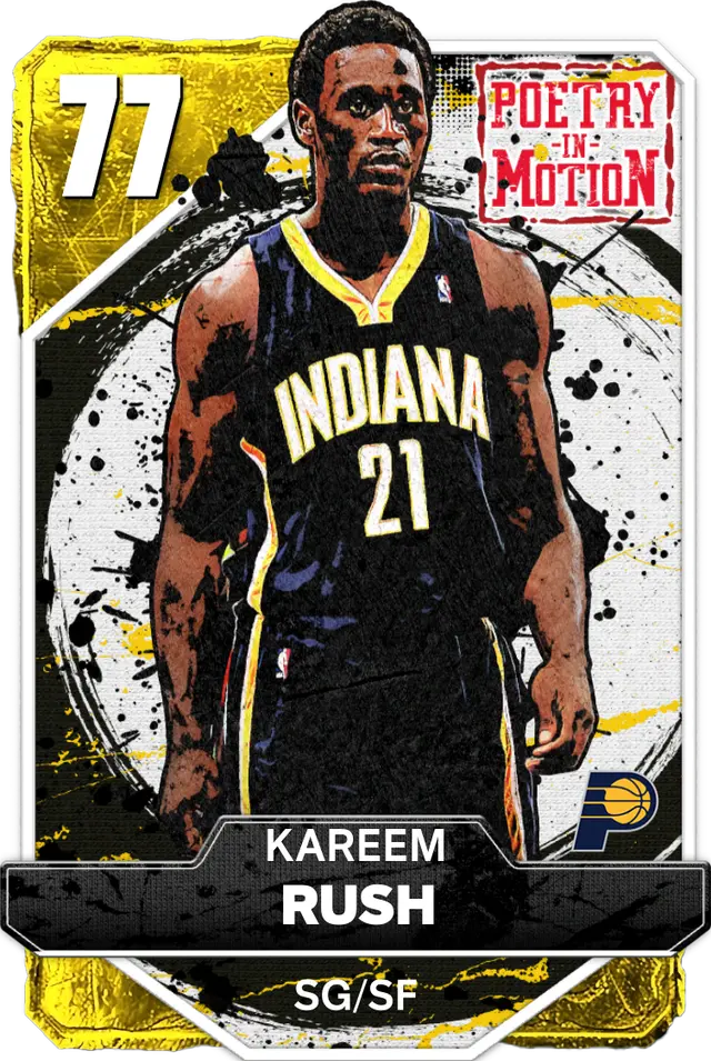 77 Kareem Rush | Poetry in Motion