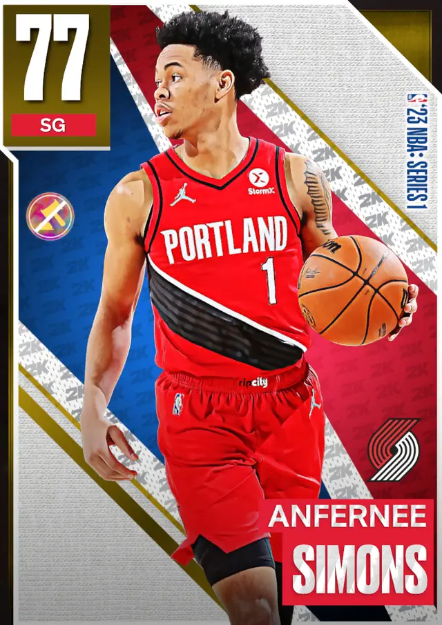 (GOLD) Anfernee Simons (77 OVR)