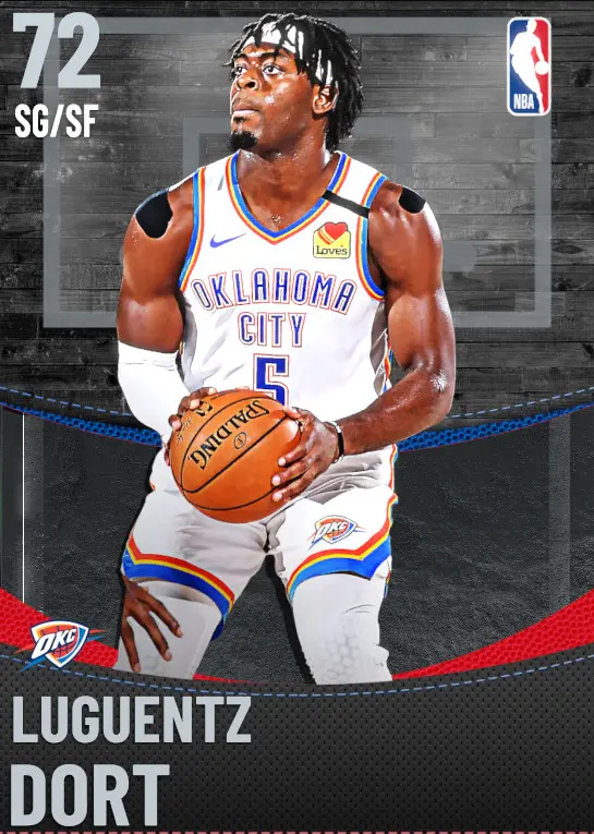 (SILVER) Luguentz Dort (72 OVR)