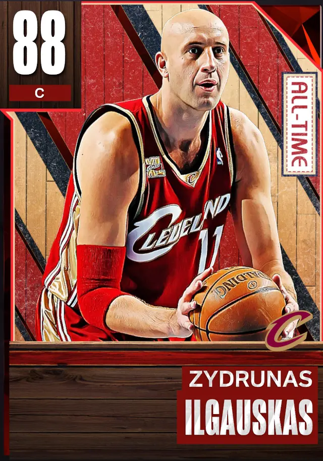 (RUBY) Zydrunas Ilgauskas (88 OVR)