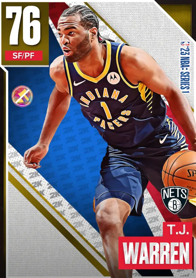 (GOLD) T.J. Warren (76 OVR)